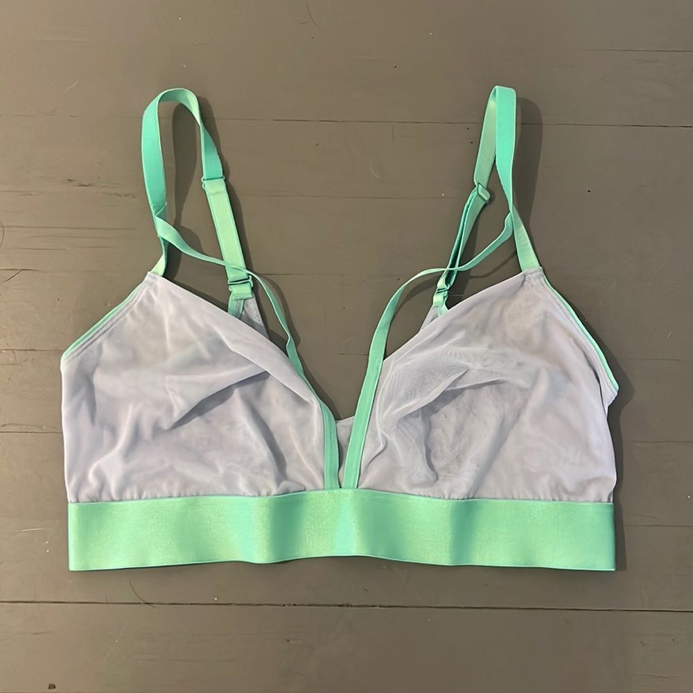 Parade Silky Mesh Strappy Triangle Bralette